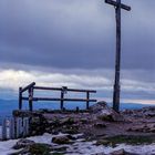 Gipfelkreuz am Jested - analog