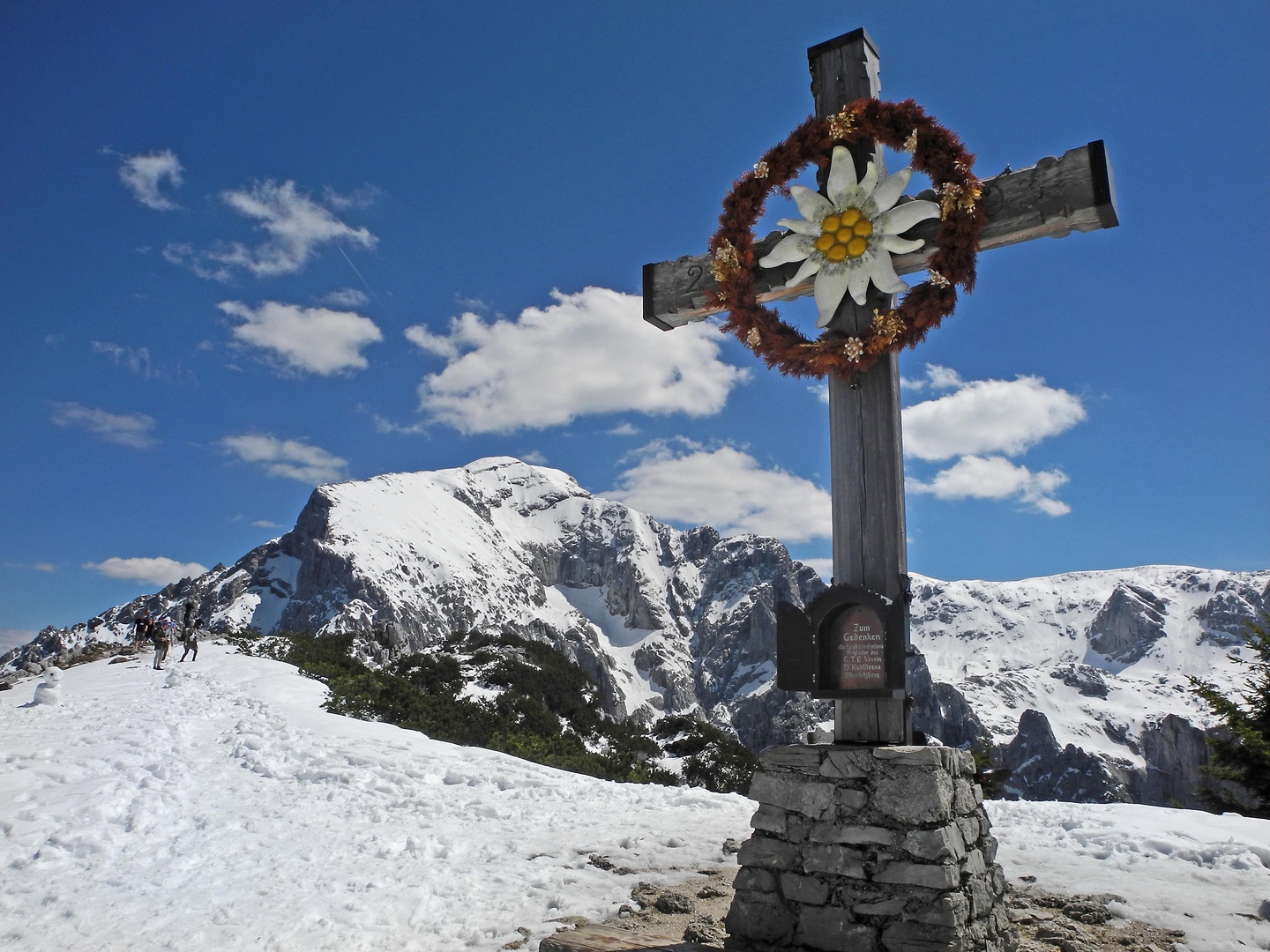 Gipfelkreuz am Kehlsteinhaus, Berchtesgadener Land