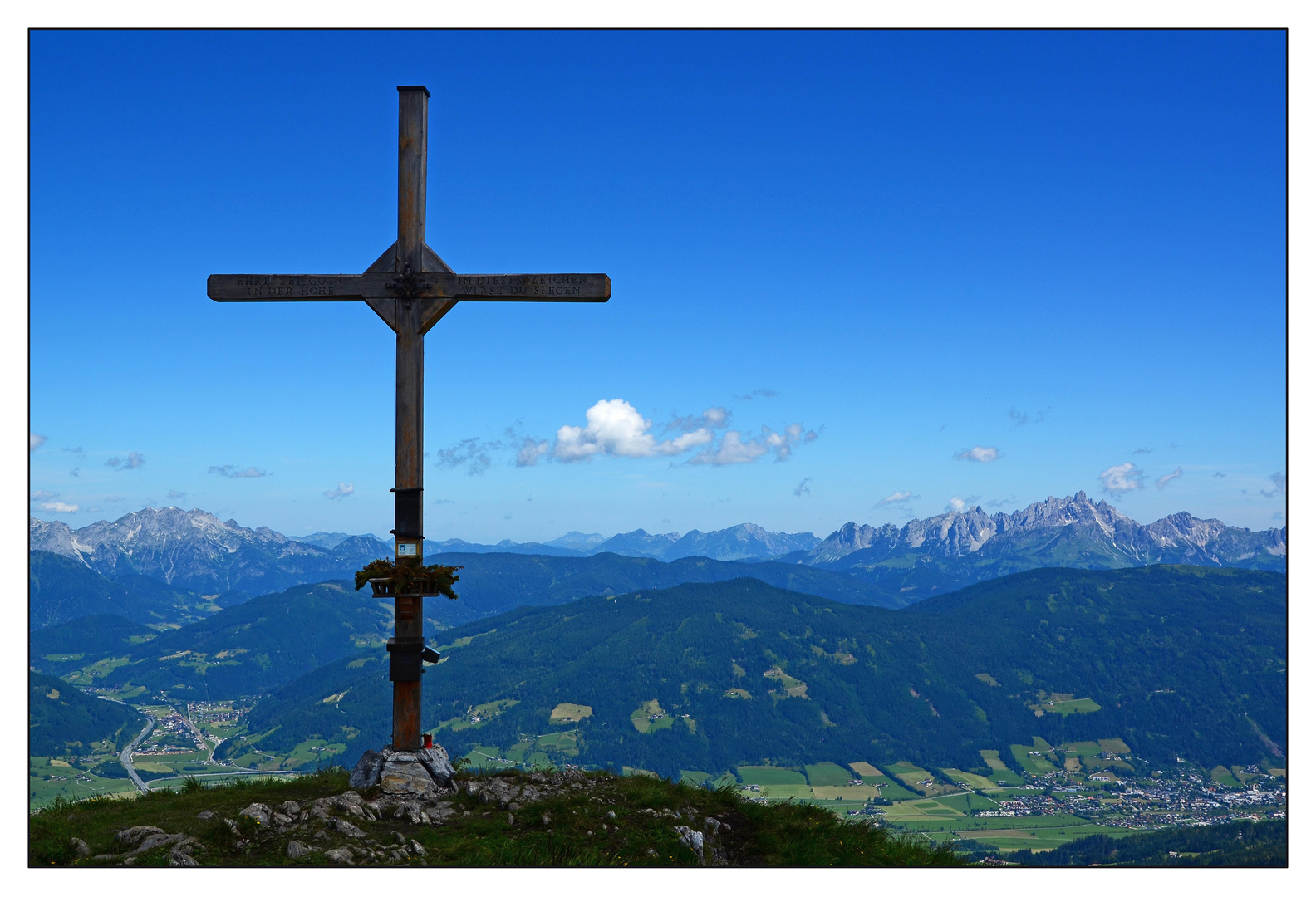 Gipfelkreuz am Lackenkogel - Flachau