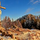 Gipfelkreuz auf dem Heuberg im Chiemgau