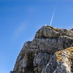 Gipfelkreuz auf der westlichen Karwendelspitze