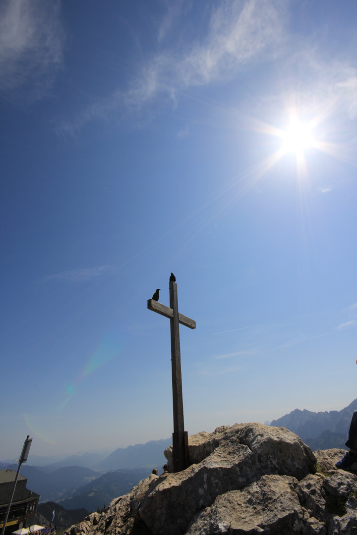 Gipfelkreuz der Alpspitze