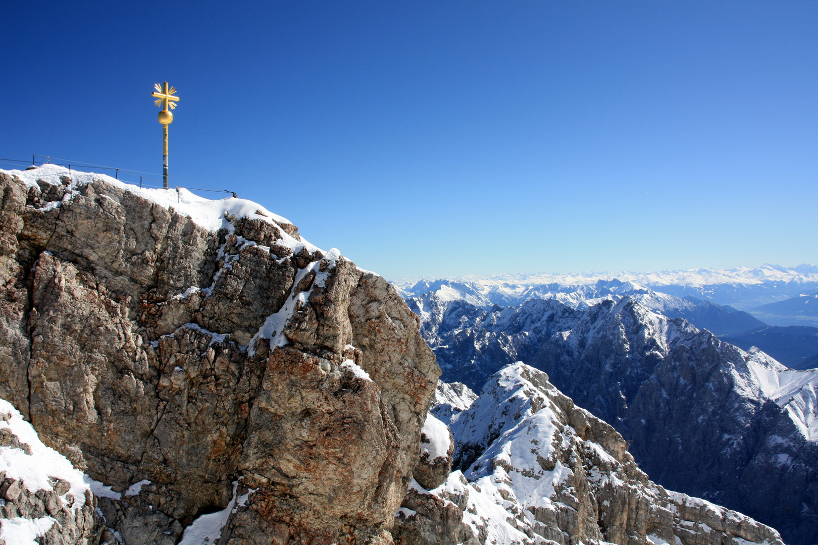 Gipfelkreuz der Zugspitze