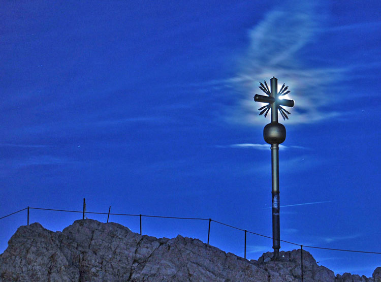 Gipfelkreuz der Zugspitze