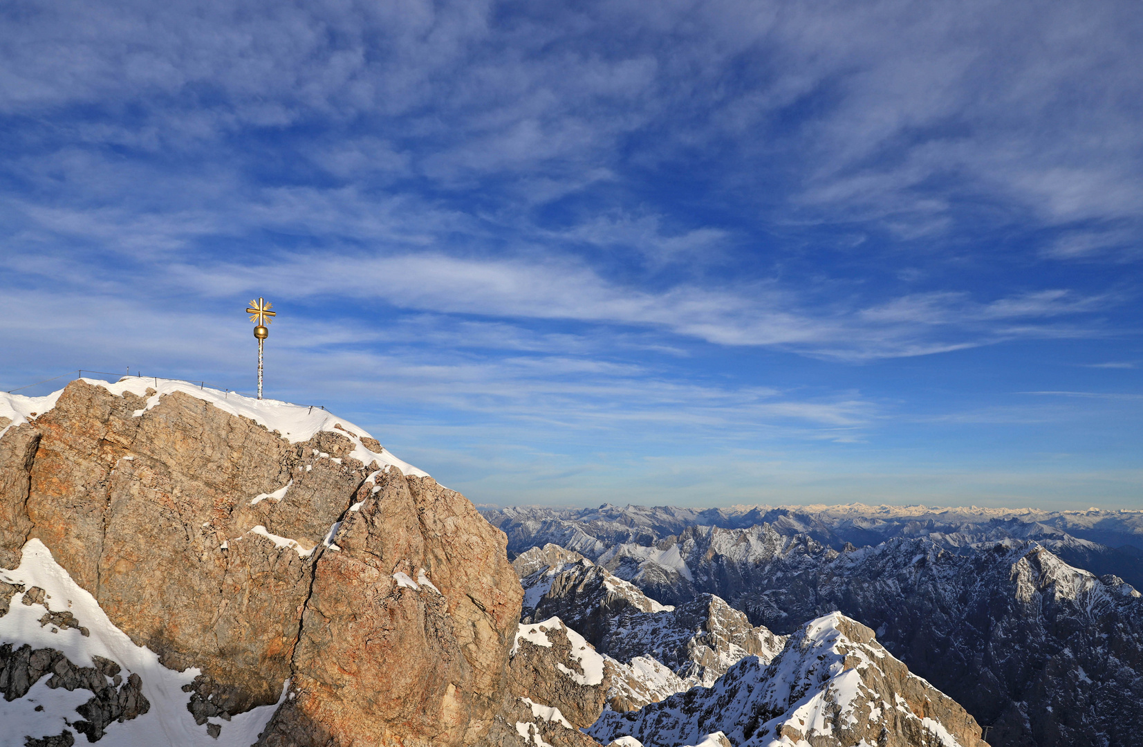 Gipfelkreuz der Zugspitze