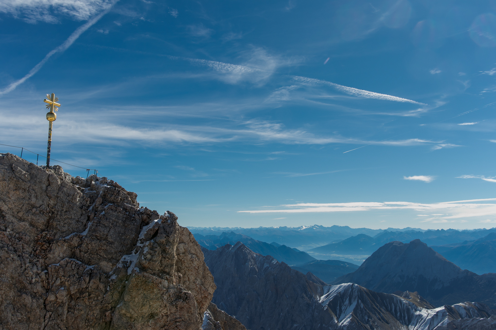 Gipfelkreuz der Zugspitze