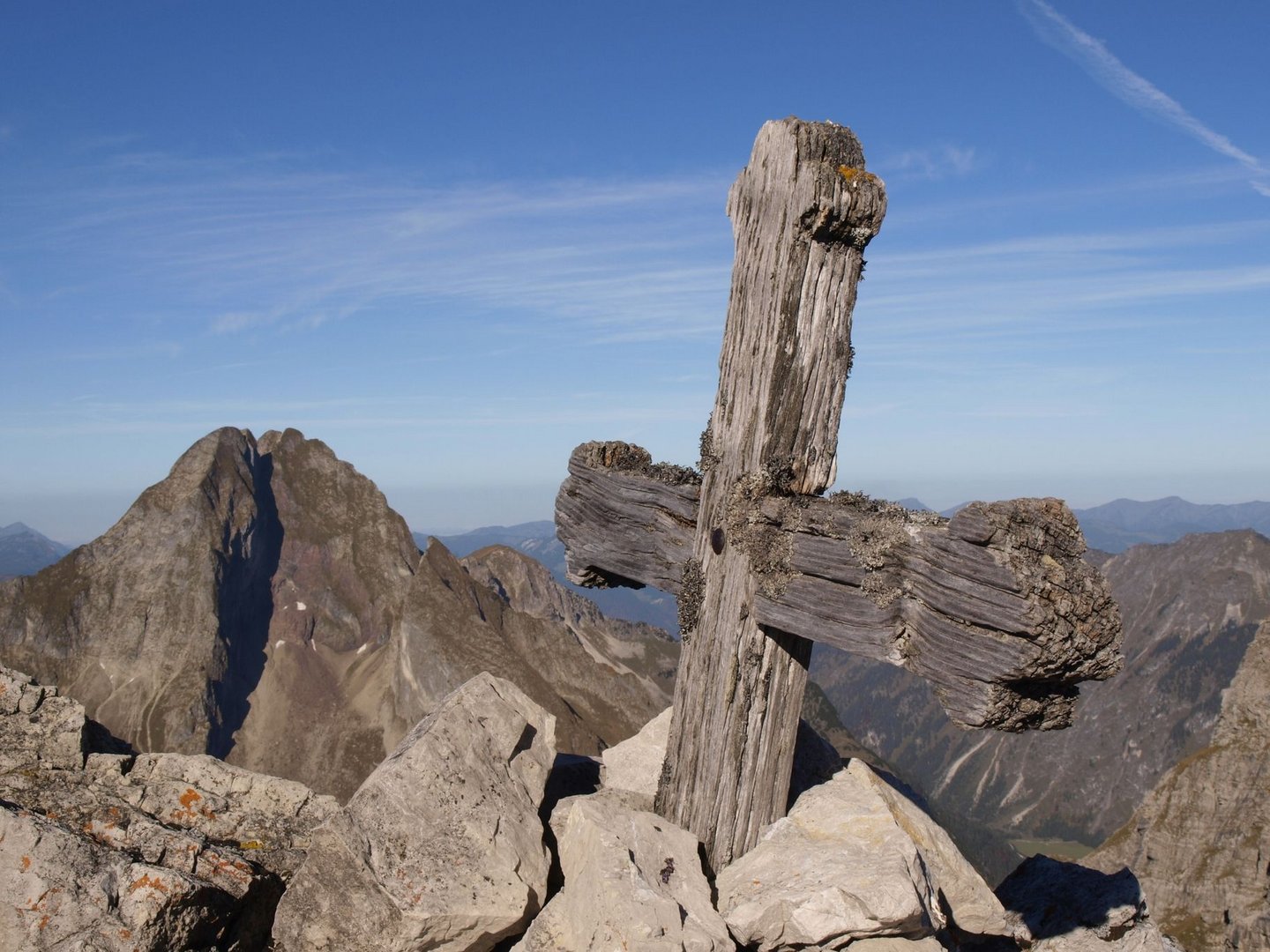 Gipfelkreuz des Südlichen Höllhorns