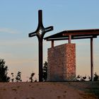 Gipfelkreuz im rekultiviertem Tagebau Bergheim