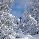 Gipfelkreuz im Winter ...