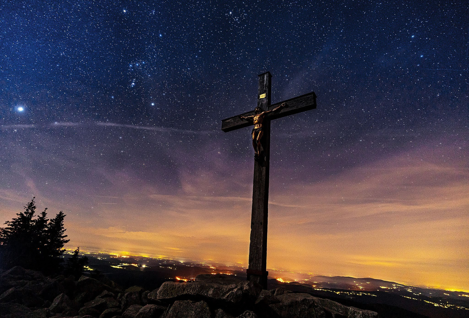 Gipfelkreuz Lusen