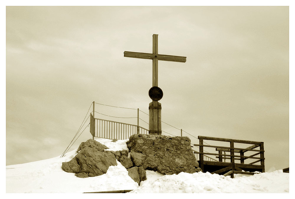 Gipfelkreuz Nebelhorn