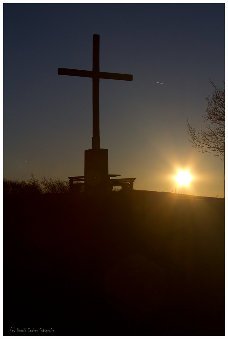 Gipfelkreuz vom Hesselberg