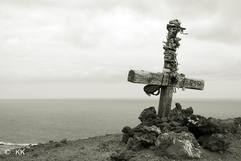 Gipfelkreuz von La Graciosa