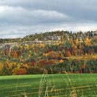 Gipfelpanorame des Rauensteins  (Sächsische Schweiz )und goldener geht es kaum noch