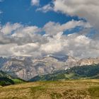 Gipfelschauen vom Sella Joch, die Wolken bescherten mir ein tolles Licht-Schattenspiel.