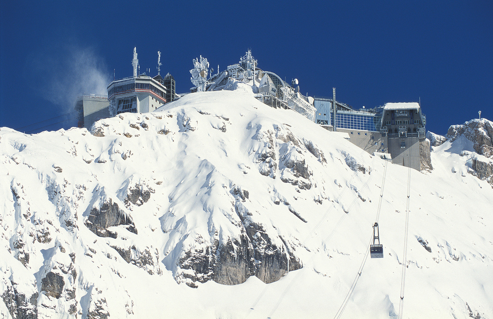 Gipfelstation auf der Zugspitze