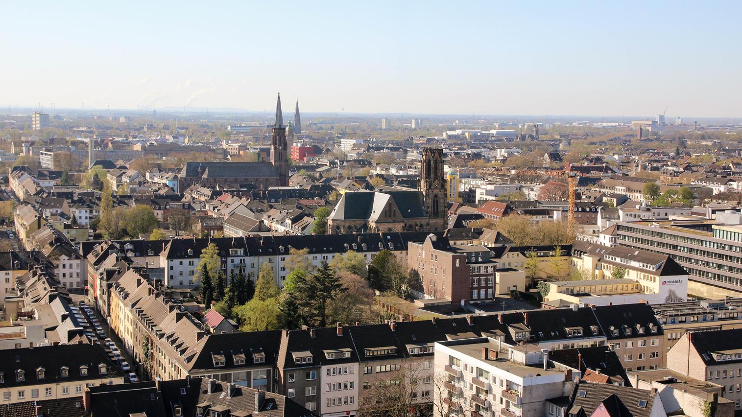 Gipfelstürmer Krefeld - Blick vom Mississippi Dampfer