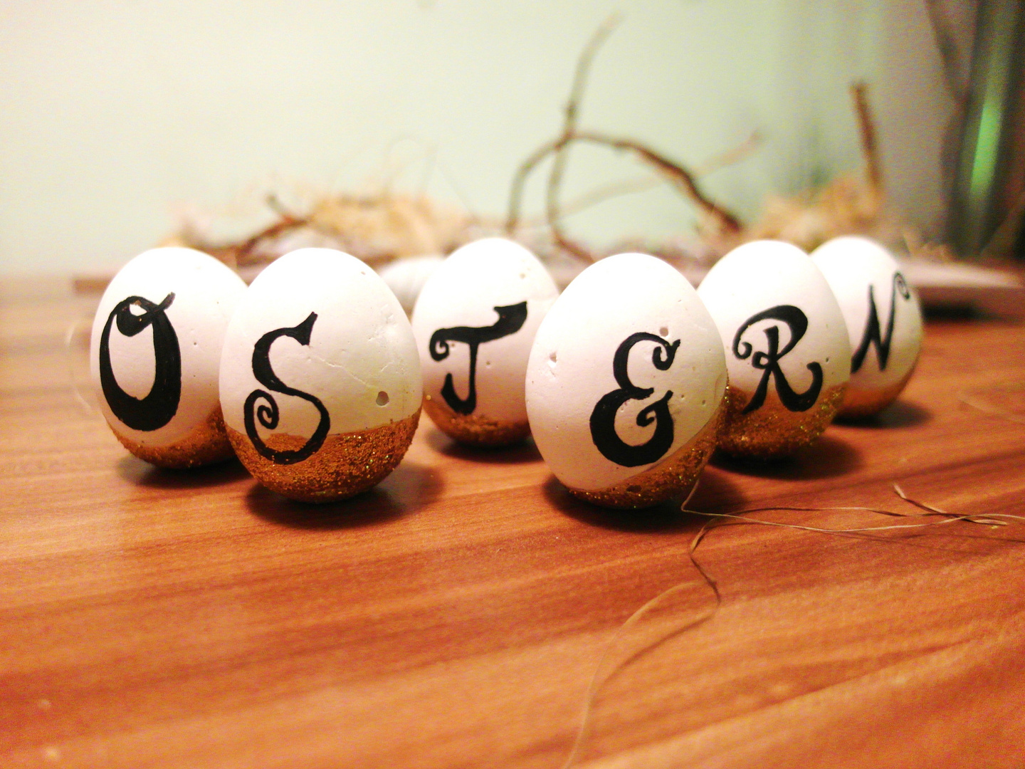 Gipseier "Ostern"