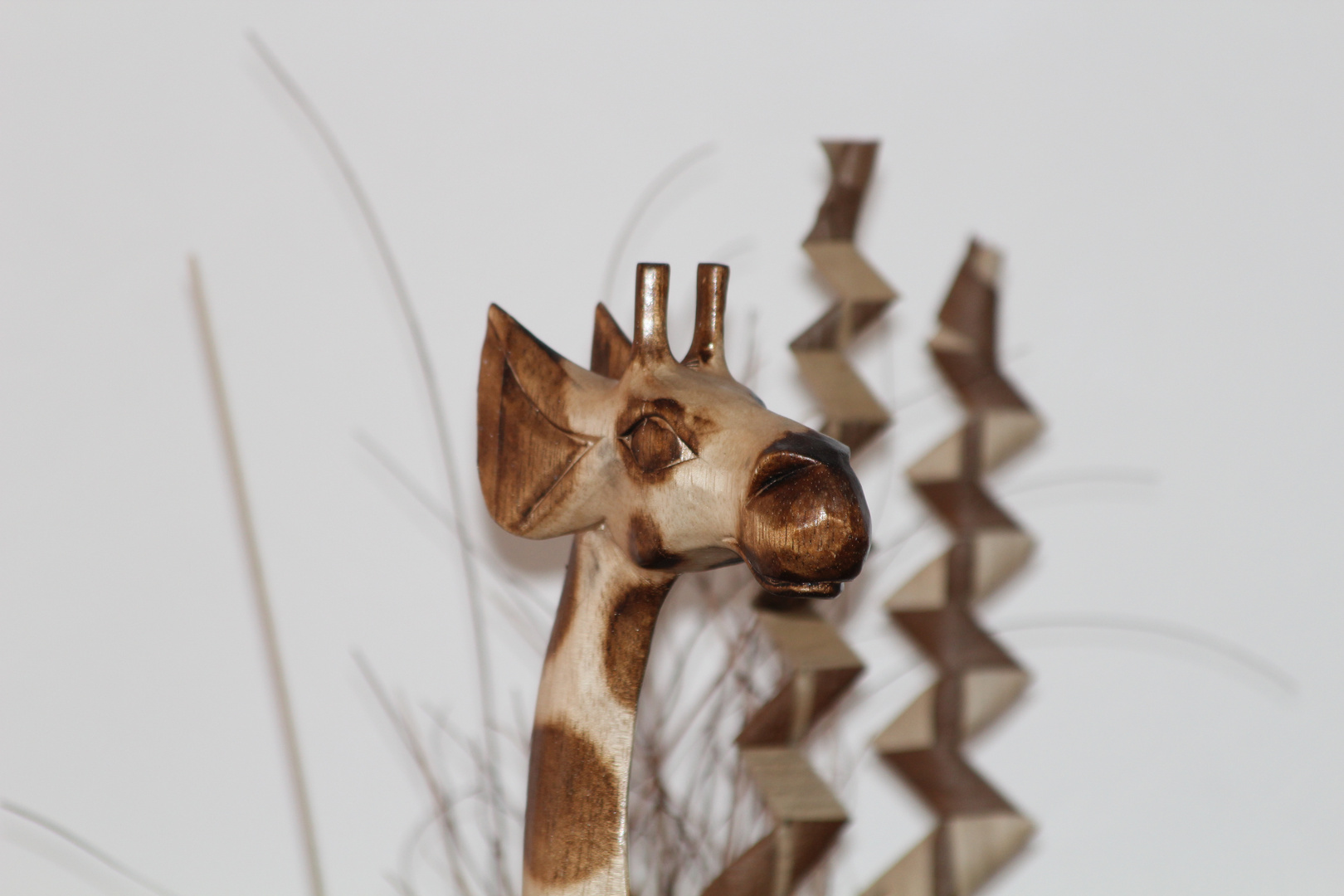 Giraffe aus Holz