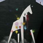 Giraffen-Graffiti-Haus