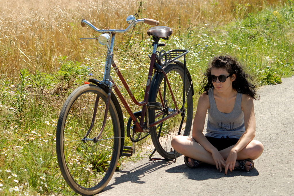 Girl and a bike...