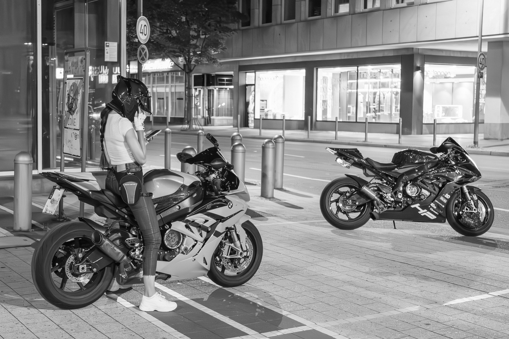 Girl and Bike 1