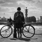 Girl and bike