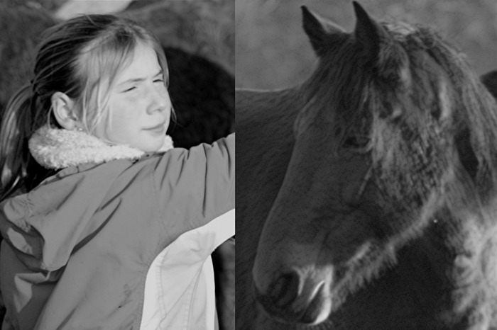 Girl and horse