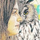 Girl and Owl