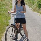 Girl and the bike