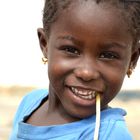 Girl at Lac Rose, Senegal