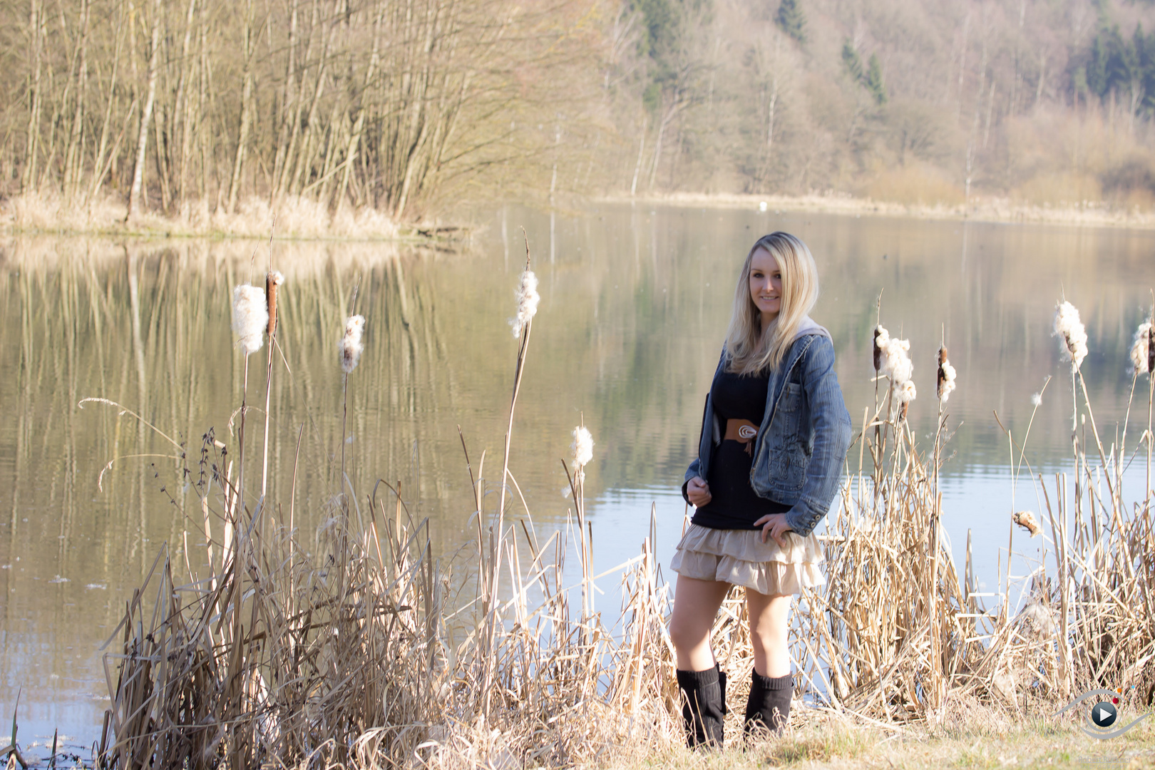 Girl at Lake