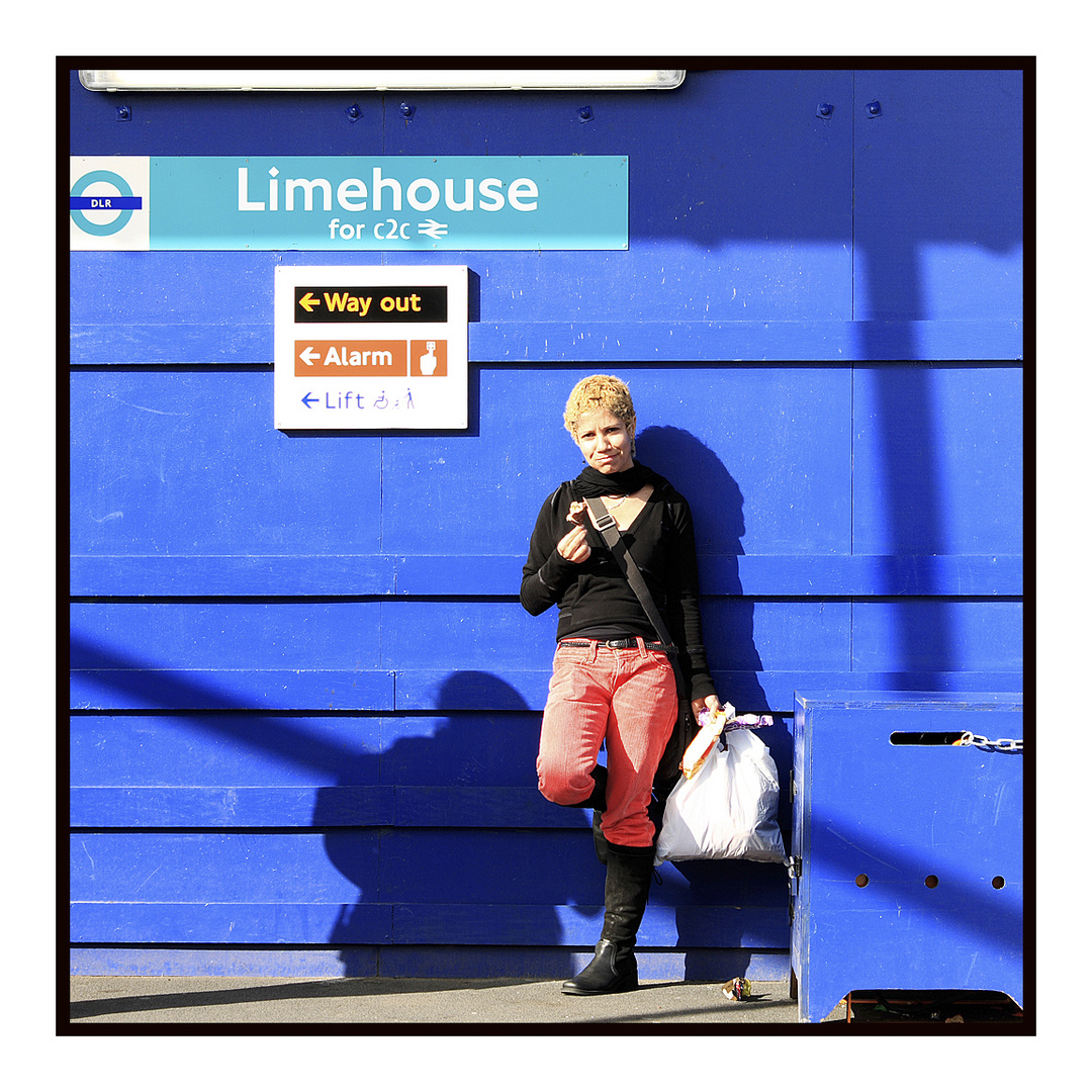 Girl at Limehouse Station