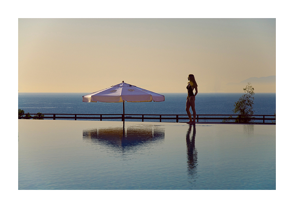 Girl at pool