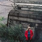 Girl at the Berlin Wall, 1973