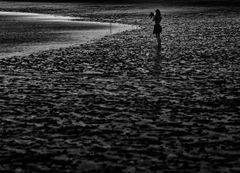 girl at the shore