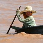 Girl at Tonle Sap lake