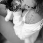 Girl & Cat