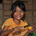 Girl from Lolei Temple