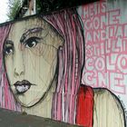 Girl Graffito in Ihrefeld No.1 -reloaded-