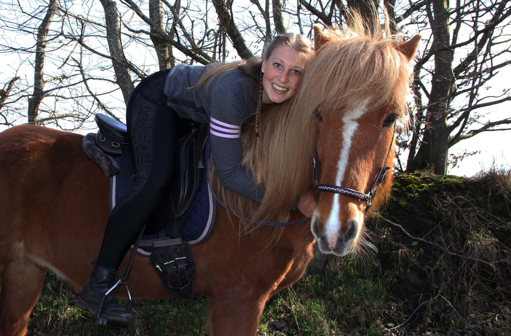 girl & horse 