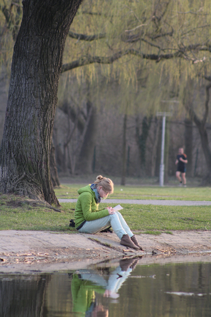 Girl in a Park