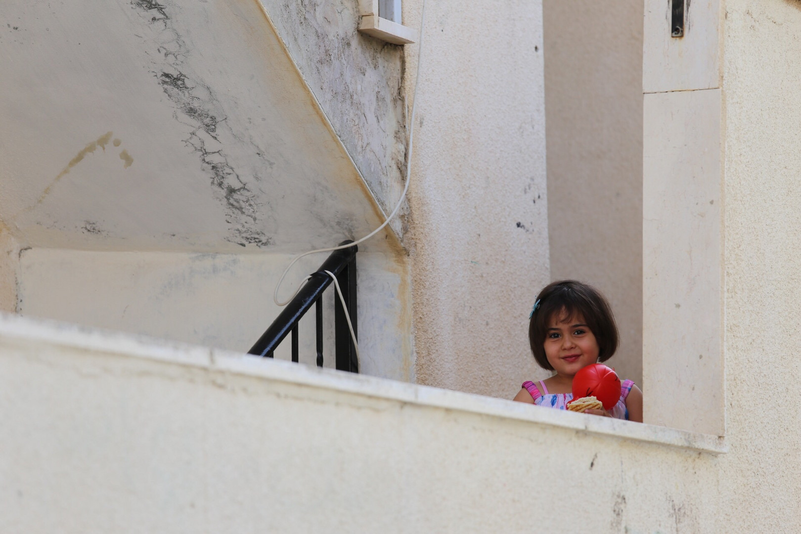 Girl in Refugee Camp in Bethlehem