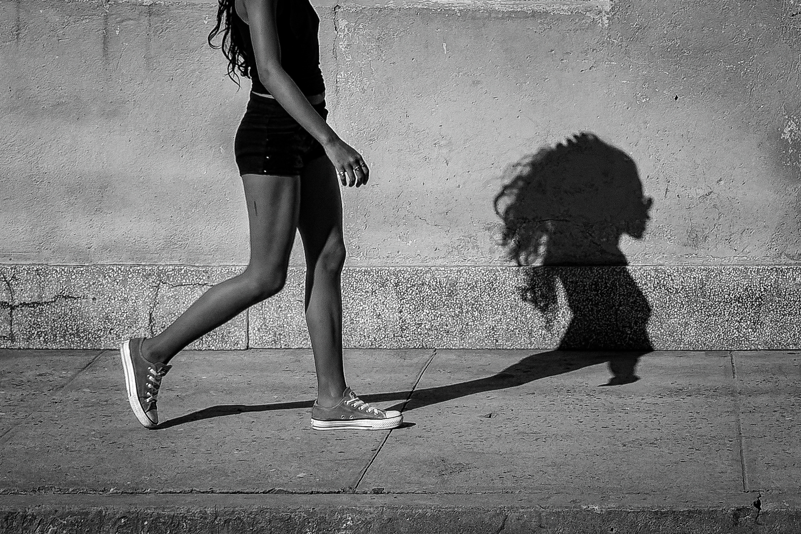 Girl in Shadow