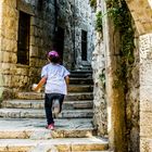 Girl in the streets of Jeruzalem