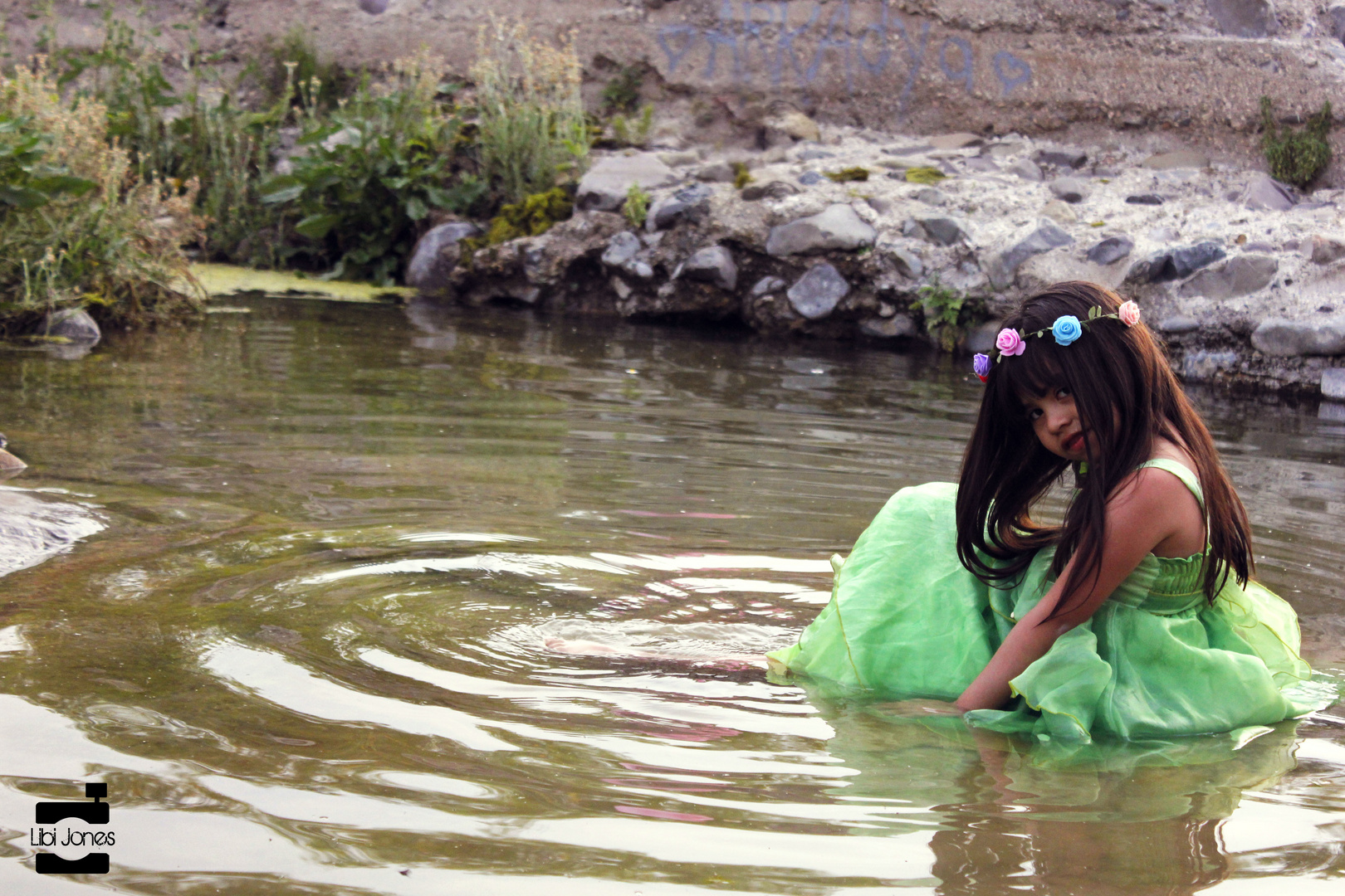 girl just wanna have fun GREEN DRESS 3