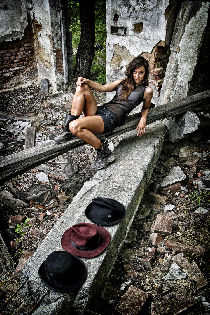 Girl Michaela, urbex