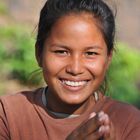 Girl near Phnom Penh