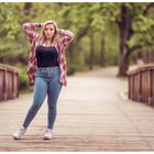 Girl on a Bridge