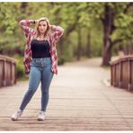 Girl on a Bridge